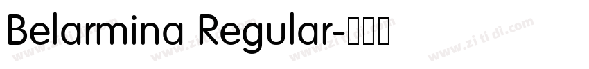 Belarmina Regular字体转换 Belarmina Regular字体转换